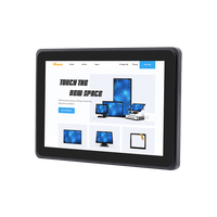 Monitor Industrial con Pantalla Táctil Capacitiva de 10.1 Pulgadas para Montaje en Pared, con Interfaz DVI/Seriel, Clasificación IP65, Compatible con Raspberry Pi