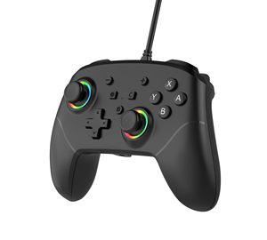 Manchettes de jeu noires légères pliables en ABS pour joysticks 9 axes 3,5 mm (Mars/Vibration/Hall) pour Switch 2/1/Windows - Product Image 1