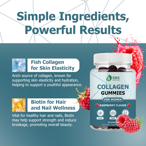 Gomitas de Colágeno para Mujer en Oferta, 10000mcg de Biotina para el Cabello y las Uñas, Gomitas de Belleza para el Bienestar, Sin GMO, Favorecen el Crecimiento del Cabello - Product Image 5