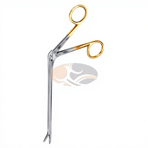 JACKBILLY Caspar Pinza de 7 pulgadas con ángulo de 45 grados, 4x14mm, de acero inoxidable, para disco intervertebral, fenestrada, con copa lateral dentada - Product Image 1