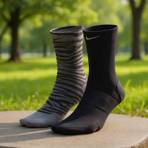 Chaussettes courtes Nike pour femme, motif floral à pois, respirantes, en nylon tricoté, décontractées, sport, été, fines, style classique - Product Image 2