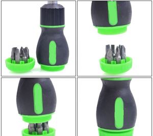 Возможно сотрудничество по системе OEM 6 in1 трещоточная рукоятка с C-RV наконечник отвертки stubby отвертка - Product Image 2