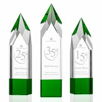 2024 Nouveau trophée de cristal de flèche optique. awards