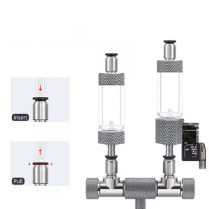 Contador de Burbujas de CO2 WEEK <span class=keywords><strong>AQUA</strong></span> con Conexión Rápida, Temporizador y Válvula Solenoide para Agregar Agua con Inyector - Product Image 1