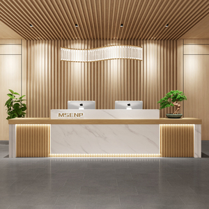 Hiện đại phong cách Trung Quốc MDF chào đón truy cập cho công ty tiếp nhận đào tạo tổ chức sảnh khách sạn Beauty Salon Bar cashier Mall - Product Image 2