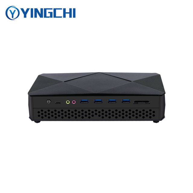 YINGCHI Mini PC Desktop Game Computer I5 8305G DDR4 NVME Home Office Win10