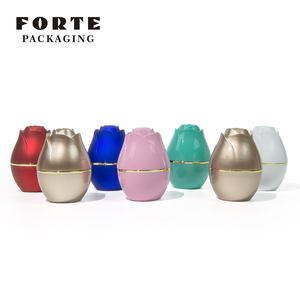 Forte Rose forme Luz LED Fantaisie Bijoux Cas Collier Bague En Diamant Boîte D'emballage Avec Logo Personnalisé - Product Image 5