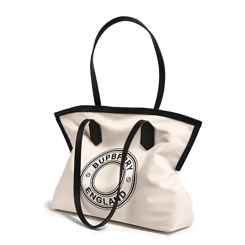 2021 Wholesale Waterproof Nylon Fashion Trends Casual Custom Logo Ladies Shoulder Shopping Bags Women Handbags