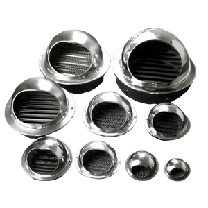 Spot goods Couvercle d'évent Ac moderne Rond et carré Sortie de soupape à disque de climatisation Évent réglable en acier inoxydable - Product Image 6