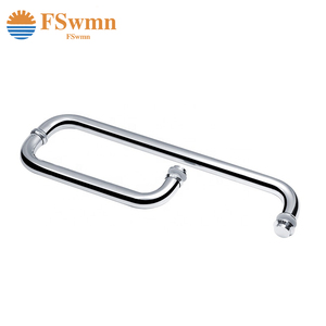 Đương Đại thép không gỉ cửa kính xử lý Quảng Đông phần cứng nhà sản xuất ống tròn xử lý cho phòng tắm cửa trượt - Product Image 5
