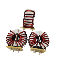 Bobine d'inductance plate toroïdale à noyau de ferrite, filtre de mode commun à trou traversant vertical/horizontal, 780uH 25A