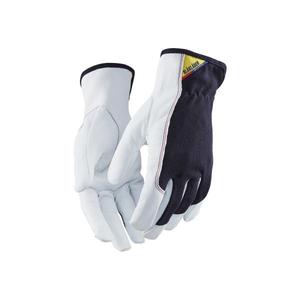 BLAKLADER - 2803145886107 Gants de travail en cuir Marine foncé/Blanc-GANTS EAN 7330509725030 - Product Image 1