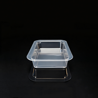 Barquettes de présentation alimentaire transparentes en PP pour viande, sushi, pizza, fruits, poisson, bonbons, biscuits, en-cas
