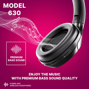 Audífonos Inalámbricos KYPTEC 630 Híbridos con Cancelación Activa de Ruido (ANC), Bluetooth, Audio Premium, Ajuste Cómodo para Escuchar por Tiempo Prolongado - Product Image 5