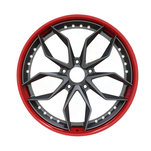 Rueda de aleación de aluminio de 2 piezas GVICHN para LAMBORGHINI BMW <span class=keywords><strong>CORVETTE</strong></span> PORSCHE 911 FERRARI 18 19 20 21 22Inch5X112 5x114,3 llanta forjada - Product Image 5