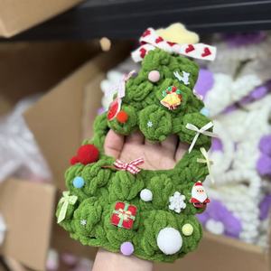 Nouvelles décorations de Noël en tissu faites à la main pour le sapin, petits cadeaux pour la voiture - Product Image 2