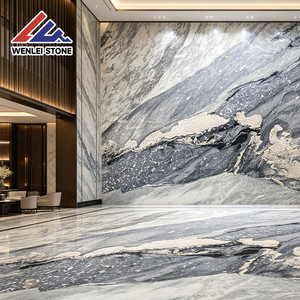 Wenlei Supply - Losa de Mármol Azul Gris de Alta Gama con Vetas Blancas Únicas, 18 mm de Grosor, Acabado Pulido, Duradero e Impermeable para Cocina y Comedor - Product Image 5