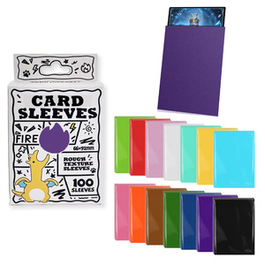 Protège-cartes rigides standard 66x91mm, surface texturée rugueuse, pour cartes de jeu MTG et Pokémon, usage quotidien, boîte personnalisée couleur mate - Product Image 1
