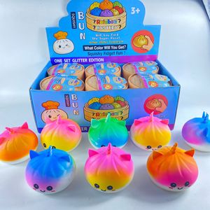 Nuevo Juguete Blandito de PU de Alta Calidad de Venta Caliente, de Levantamiento Lento, con Forma de Bollos al Vapor y Dumplings, Juguetes para Apretar, Cesta, Monocero, Unicornio - Product Image 4