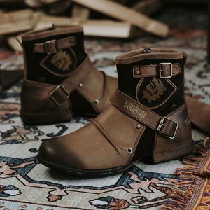 Bottes Chelsea Martin Mi-Montantes Tendance Homme en Cuir PU, Style Britannique Chic, Dernière Collection pour <span class=keywords><strong>Hiver</strong></span> et Été, Vente Chaude - Product Image 6