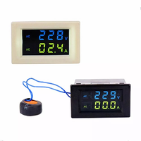 Meter Tegangan AC Digital 100A 80~500V Voltmeter Ammeter Pengukur Arus Ampere Volt Meter Monitor Panel LCD
