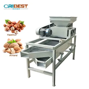 Easy operate hazelnut shelling machine/ almond peeling machine/ almond breaker