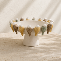 Vase à fleurs en céramique 3D en forme d'oiseau, inspiré de la nature, avec bord doré, pour décoration de table, console ou intérieur.