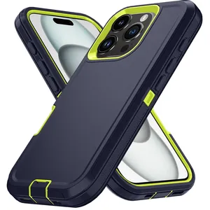 เคสโทรศัพท์ป้องกันการกระแทกหุ้มสำหรับ <span class=keywords><strong>iPhone</strong></span> 11 12 13 14 15 PRO MAX <span class=keywords><strong>x</strong></span> XS xsmax 7 8 PLUS เคสแข็ง PC SE4 SE2 + TPU ฝาหลัง - Product Image 1