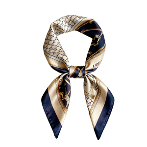 Fabricant indien d'écharpes carrées en soie imprimées numériquement - Product Image 1