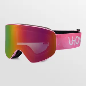 Çin'de USOM tasarımcı çerçevesiz kayak gözlük özel kar gözlüğü kayak gözlüğü snowboard gözlük üreticisi