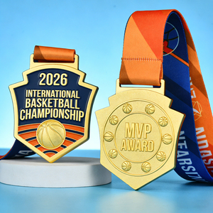 Wholesale Custom Design Logo Zinc Alloy Gold Competition Award <b>Table</b> <b>Tennis</b> Running Metal Sport Custom Skateboarding Medal - Product Image 2
