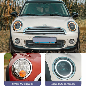 Faro LED de coche para BMW <span class=keywords><strong>MINI</strong></span> R55 R56 R57 R58 R59 <span class=keywords><strong>2007</strong></span> - 2013 faros RGB colorido DRL lámpara de señal de giro faro - Product Image 2