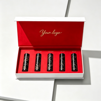 Boîte d'échantillons de parfum personnalisée avec logo recyclé, boîte de luxe pour flacons de parfum, kit de parfums, boîte d'emballage de parfum