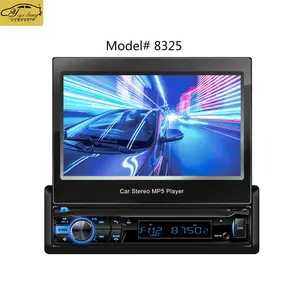 เครื่องเล่นดีวีดีในรถยนต์อเนกประสงค์ขนาด7นิ้วแบบหน้าจอสัมผัสหดได้ Mp5 BT USB FM วิทยุสำหรับรถยนต์ระบบแอนดรอยด์1 DIN