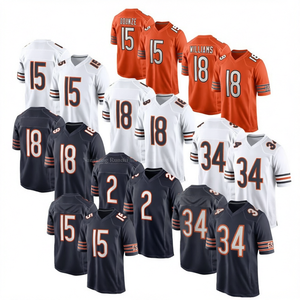 Vente en gros de vêtements pour hommes 3ème génération 12 # Puka Nacua 8 #   Verset 9 # Maillots de football américain Stafford 17 Adams brodés, broderie dense - Product Image 1