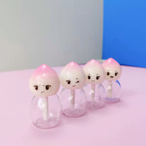 Sản Phẩm Mới Màu Hồng Độc Đáo Lip Gloss Ống Với Wand Rỗng Rõ Ràng Dễ Thương <span class=keywords><strong>Lipgloss</strong></span> Ống Lip Balm <span class=keywords><strong>Container</strong></span> - Product Image 1