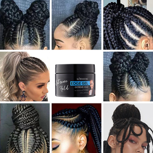 KORMESIC Marca Privada 140g Gel Fijador Capilar Definitivo Gel para Bordes Arcilla Fijadora de Cabello de Fijación Extrema Crema de Fijación Fuerte Duración 24H - Product Image 2