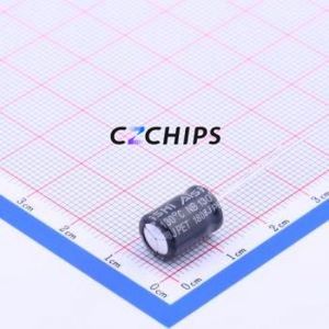 Condensateur électrolytique en aluminium à montage traversant ENB1HM470F11OT, D8xL11mm 47uF 20% 50V 300mA-100kHz - Product Image 1