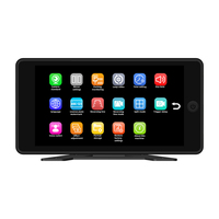 Monitor Portátil de 4 Canales para Camión, Sistema DVR de Grabación con Doble Lente y BSD, Cámara de Visión Trasera 1080P 720P, Pantalla IPS, GPS Integrado, Impermeable