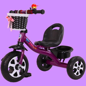 <span class=keywords><strong>Tricycle</strong></span> Scooter Jouet pour Enfants Amusant avec Pneus en Plastique Antidérapants et Résistants à l'Usure, Roue à Absorption des Chocs pour Vélo à Batterie - Product Image 3