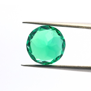 Lab Grown Green Emerald 1,6mm Gemstone Standard Round Brilliant Cut Clock Jewelry Set Personalizado - Product Image 5