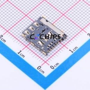 SMN-302-ACP7 SIM Card Connector SMD Connector Self-Return Type Nano SIM Card Card Holder With Card Detection - Product Image 2