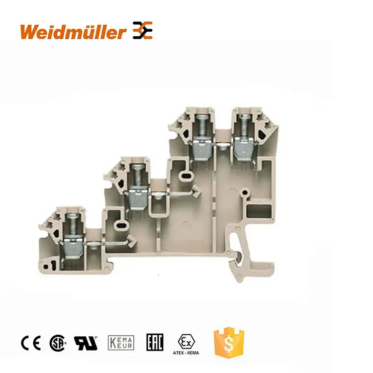 Weidmuller DLD 2.5 DB 스크류 연결 터미널 2.5mm 3 레벨 개시자 액추에이터 터미널 블록