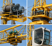Meilleures ventes : Engins de construction, grues à tour de 6, 8, 10, 12 tonnes, avec boîte de vitesses, moteur, roulement et flèche de 70 m pour ponts en hauteur