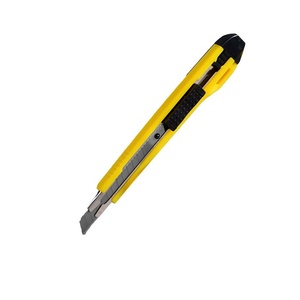 Vente directe usine – Couteau utilitaire à lame en acier de 9 mm, idéal pour la découpe de papier, OEM disponible, échantillon gratuit offert - Product Image 1