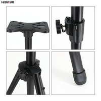 Support de haut-parleur de sol HEBIKUO Y-501 à paroi tubulaire épaissie, support universel réglable pour système audio surround