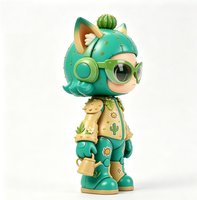 Figurine articulée personnalisée OEM en forme de chat cactus avec emballage sur mesure – Service de personnalisation direct usine en Chine