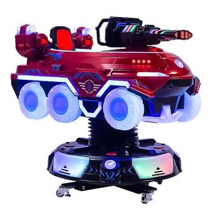 Meilleures Ventes : Machine de Jeu pour Enfants Type Char Blindé, Rotative, avec Fonction de Levage et Abaissement, à Monnayeur, et Fonction Balançoire - Product Image 1