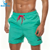 Shorts de bain pour hommes 2 en 1 avec doublure de compression, séchage rapide, cordon de serrage, taille élastique, shorts de plage avec doublure intérieure