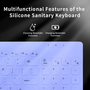 HengYu New 96-Key Silent Membrane Waterproof Wireless <b>USB</b> Type-C Gaming Portable <b>Keyboard</b> - Product Image 3